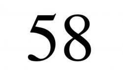 58 Betekenis